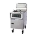 Pitco SSH75-6FD 34" Floor Model Gas Deep Fryer, Multiple Battery, NG/LP, 75 Ibs Capacity, 630000 BTU, Built‑In Filter 3 image