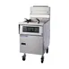 Pitco SSH75R Floor Model Gas Deep Fryer, Full Pot, NG or LP, 75 Ibs, Stainless Steel, 125.000 BTU 1 image