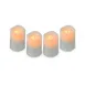 Sterno 60324 Flameless Votive Candle LED Amber, 3-Hour Charge, 40-Hour Run - 4/Pack 1 image