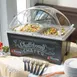 Sterno 70174 Rectangular Chafer Cover, Full‑Size Polycarbonate, Pinch Grip Handle, Portals - 3/Case 3 image