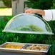 Sterno 70174 Rectangular Chafer Cover, Full‑Size Polycarbonate, Pinch Grip Handle, Portals - 3/Case 5 image