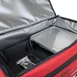 Sterno 71576 Red Insulated Food Carrier 15" x 23" x 13.5" Leak‑Proof Bag Holds Six Pans, Vinyl Liner 3 image