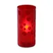 Sterno 80128 Scholar Lamp, 6" H x 3" Dia Red Cylinder, Liquid Wax & Flameless Candle, -6/Case 1 image
