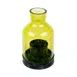 Sterno 80136 Edison Lantern Lamp, 5½" H x 3¼" Glass, Green, Soft Light Liquid Wax Candles, 6/Case 2 image