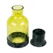 Sterno 80136 Edison Lantern Lamp, 5½" H x 3¼" Glass, Green, Soft Light Liquid Wax Candles, 6/Case 3 image