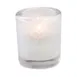Sterno 80176 Sula Lamp, 3-1/4" H x 2-3/4" Dia Glass Candle Holder for Wax or Flameless Candles - 6/Case 1 image