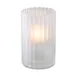 Sterno 80218 Candle Lamp, 5" H x 3-1/8" Dia Glass, Fits 24-36hr Wax or Flameless Candles - 6/Case 1 image