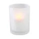 Sterno 80268 Lily Votive Lamp, Frosted Glass, 3‑5/16" H x 2‑5/8" Dia., Candle Compatible - 6/Case 1 image
