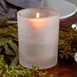 Sterno 80268 Lily Votive Lamp, Frosted Glass, 3‑5/16" H x 2‑5/8" Dia., Candle Compatible - 6/Case 3 image