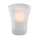 Sterno 80276 Pearl Votive Lamp, 3½" H x 2⅞" Dia., Glass, Fits 8‑12 Hr Soft Light® Wax Candles – Case 1 image