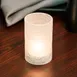 Sterno 80278 Grace Votive Lamp, 3½" H x 2¼" Dia, Frosted Glass, Finish, Round Candle Holder - 6/Case 3 image