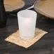 Sterno 80286 Luna Votive Lamp, 3" H x 2-3/8" Dia., Frosted Glass, Round, Soft Light® Ready - 6/Case 2 image