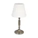 Sterno 80412 Candle Lamp, 10-1/2" H x 3-11⁄32" Dia., White Shade, Oil Bronze Base, Liquid Wax, Case 1 image