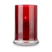 Sterno 80559 Siren Lamp, Red Glass Candle Holder, 4½" H x 3" Dia, Fits 8-18 Hr Wax Candles - 6/Case 1 image