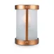 Sterno 80567 Penny LX Lamp, 5-1/2" H x 3⅜" Dia Glass Lamp, Fits Wax or Flameless Candles - 6/Case 1 image