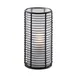 Sterno 85240 Candle Lamp Base - Round, 6" H x 2-7/8" Dia., Black, Light® Wax Candles - 6/Case 3 image