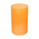 Sterno 85280 Globe Candle Lamp, 4" H x 2-3/8" Dia., Orange Frost Glass Cylinder - 6/Case 2 image