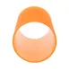 Sterno 85280 Globe Candle Lamp, 4" H x 2-3/8" Dia., Orange Frost Glass Cylinder - 6/Case 3 image