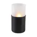 Sterno 85338 Monacco Globe Candle Lamp, 5" H x 2-1/2" Dia Glass Cylinder Frost Finish - 6/Case 1 image