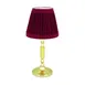 Sterno 85436 Vintage Charm Candle Lamp Shade, 4-1/2" H x 5⅛" Dia., Cloth, Base 85164-85170 - 6/Case 1 image