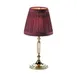Sterno 85436 Vintage Charm Candle Lamp Shade, 4-1/2" H x 5⅛" Dia., Cloth, Base 85164-85170 - 6/Case 3 image