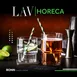 LAV HORECA BON340 Soft Drink Glass, 13.5 oz (3 ¾" H x 3 ½" Rim), Fine Rim Glass, Stackable, 12/Case 2 image