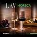LAV HORECA MDA647 - Modena Stemmed Wine Glass, 16 oz, 9" H, Soda Lime Glass, Fine Rim - 6/Case 2 image