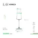 LAV HORECA SLO620 - Salerno Champagne Flute Glass, 7 oz (8.5" H), Fine Rim Soda Lime Glass - 12/Case 2 image