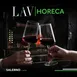 LAV HORECA SLO658 Wine Glass, 19.5 oz, 9 " Height, Stemmed, Fine Rim, Soda Lime Glass - 12/Case 2 image
