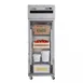 Koolmore KM-RIR-1D-GD-TM 25 cu ft Glass Door Merchandiser, 29"W x 33"D x 81.7"H, Stainless Steel, LED, R290 1 image