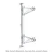 Metro AW56C Post Mount Shelving Bracket 1 image