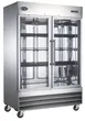 SABA S-47FG Merchandiser Freezer – 54" W, 47 cu ft, 1321 L, 2‑Section, Stainless Steel, 1‑1/4 HP, 115V 1 image