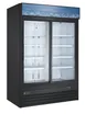 SABA SM-45RS - 45 cu ft Glass Door Merchandiser Refrigerator, 53.1" Wide, Black, 1/2 HP Compressor 1 image