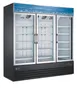 SABA SM-72R - 78" Wide Glass Door Merchandiser Refrigerator, 63 cu ft, Black Coated Steel, LED Lighting 1 image