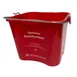 Thunder Group PLCP003RD Sanitizing Pail, 3 Qt Red Bowl, 7-3/4" x 6-3/4" x 6", NSF Certified 1 image