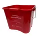Thunder Group PLCP006RD Pail, 6 Qt, 9-3/4" x 8-1/2" x 7-1/4", Red Polypropylene, NSF Certified 1 image