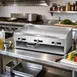 Comstock-Castle 1030 30" Countertop Gas Griddle with Manual Controls, 1/2" Steel Plate, 36.000 BTU 2 image