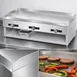 Comstock-Castle 1036 36" Countertop Gas Griddle with Manual Controls, 1/2" Steel Plate, 36.000 BTU 4 image