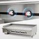 Comstock-Castle CCTG3124-1-C Countertop Gas Griddle - Thermostat/Solid State Controls, Carbon Steel 4 image