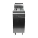 Concasse EFREF2X20 34" Floor Model Gas Deep Fryer, Full Pot, NG/LP, 25 Ibs Fat Capacity, 105.000 BTU 2 image