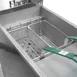Concasse EFREF2X20 34" Floor Model Gas Deep Fryer, Full Pot, NG/LP, 25 Ibs Fat Capacity, 105.000 BTU 5 image