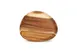 Wood&Food 5315042 Serving Board - Freeform Platter, 10" x 8", Santo Acacia Finish, No Handle 1 image
