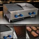 Comstock-Castle FHP36-18-1.5RB 36" Countertop Gas Griddle/Charbroiler Combination, 76.000 BTU 4 image