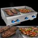 Comstock-Castle FHP42-24-1.5LB 42" Countertop Gas Griddle/Charbroiler Combination, 80.000 BTU 3 image