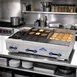Comstock-Castle FHP48-18-1.5LB 48" Countertop Hotplate/Griddle/Charbroiler Combos, 130.000 BTU 3 image