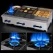 Comstock-Castle FHP48-18-1.5LB 48" Countertop Hotplate/Griddle/Charbroiler Combos, 130.000 BTU 5 image