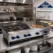 Comstock-Castle FHP48-24-2LB 48"Countertop Gas Griddle/Charbroiler Combination, 116.000 BTU 2 image
