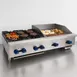 Comstock-Castle FHP48-24-2LB 48"Countertop Gas Griddle/Charbroiler Combination, 116.000 BTU 3 image