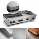 Comstock-Castle FHP48-24-2LB 48"Countertop Gas Griddle/Charbroiler Combination, 116.000 BTU 4 image