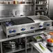 Comstock-Castle FHP60-24-2LB 60" Countertop Hotplate/Griddle/Charbroiler Combination, 138.000 BTU 3 image